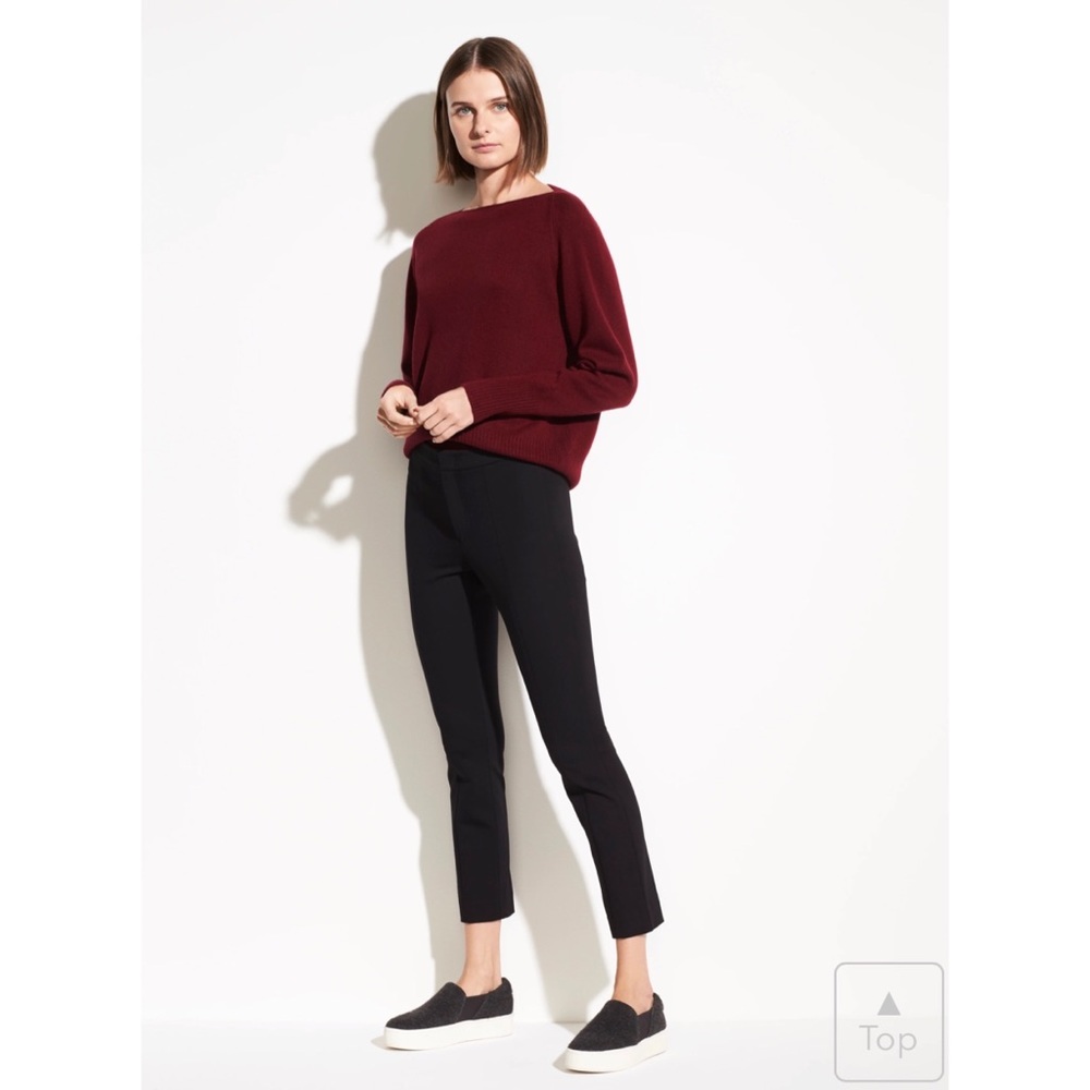 Vince Black Stovepipe Trouser Black NWT sz 2